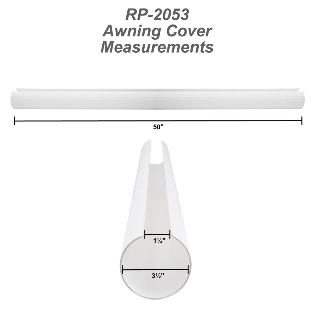 RV Awning Cover Kit White