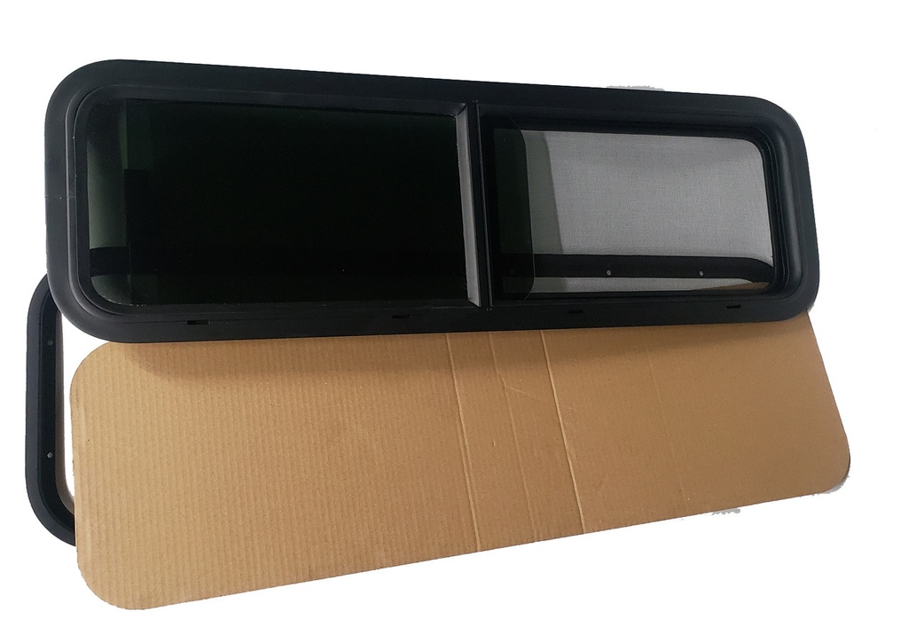 VWD VW3310L Half-Slider Van Bunk Window (OD 34" x 11")