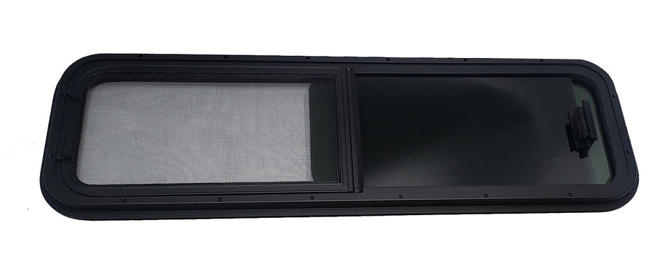 VWD VW3310L Half-Slider Van Bunk Window (OD 34" x 11")