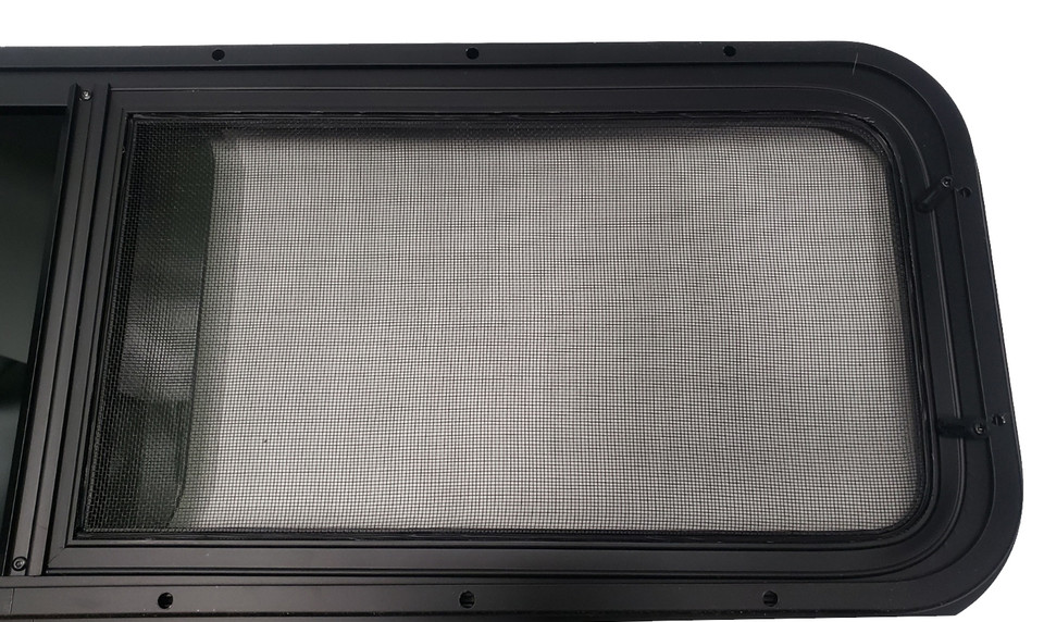 VWD VW3310R Half-Slider Van Bunk Window (OD 34" x 11")