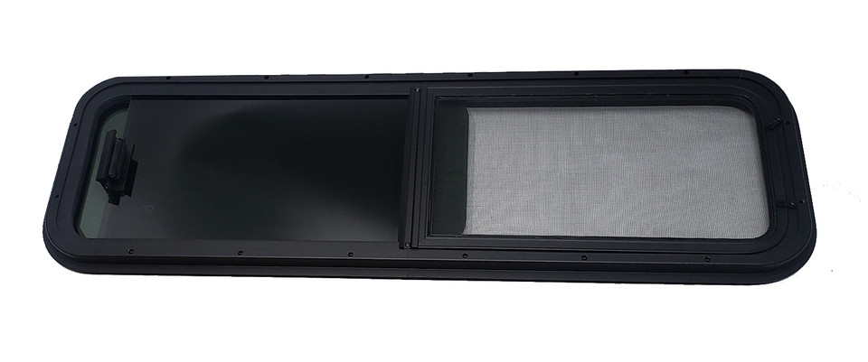 VWD VW3310R Half-Slider Van Bunk Window (OD 34" x 11")