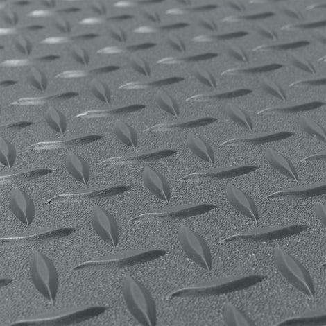 RV Flooring 8' 6" Wide - Diamond Pattern Gray