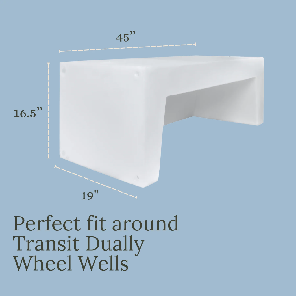 Transit Dually Wheel Well Water Tank (32 Gallon)