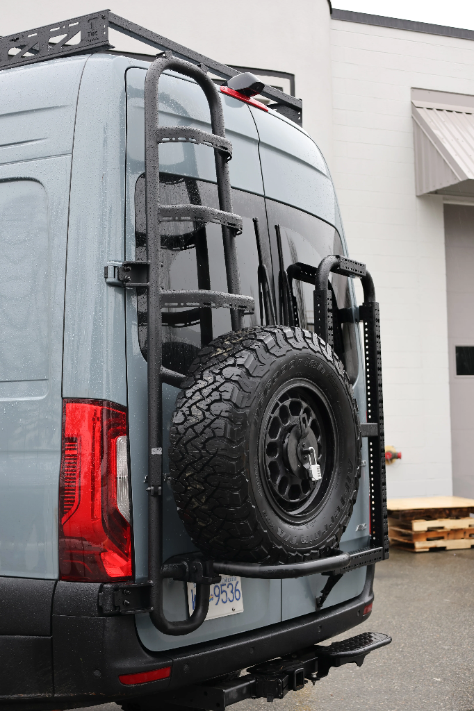 Sprinter two-in-one tire ladder carrier - Gen 2