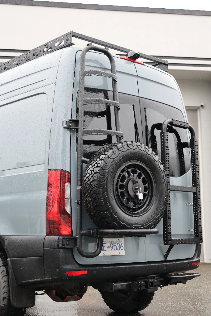 Sprinter two-in-one tire ladder carrier - Gen 2