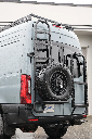 Sprinter two-in-one tire ladder carrier - Gen 2