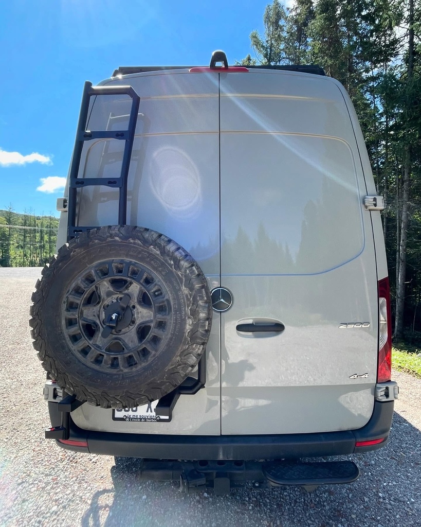 Spare Tire Holder with Ladder – MERCEDES SPRINTER