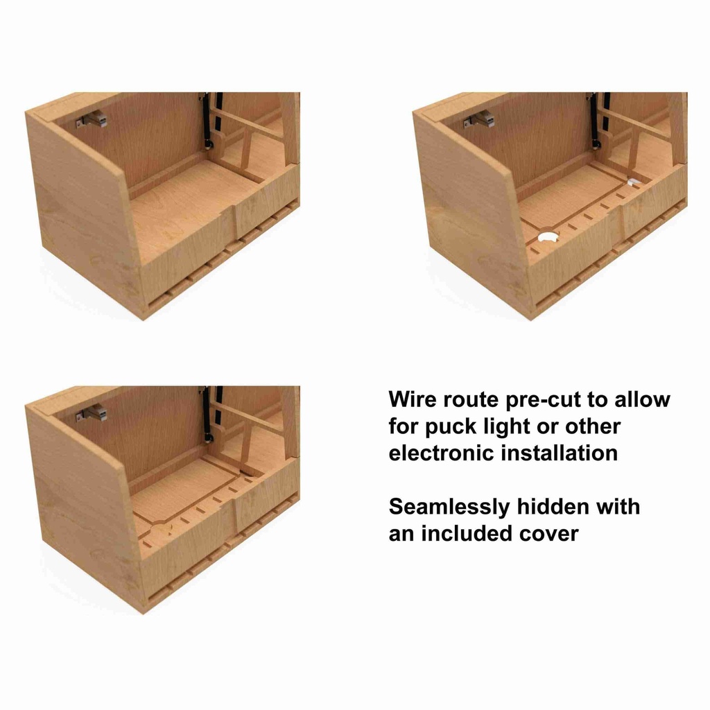  Mercedes Sprinter Van Baltic Birch Upper WITH MICROWAVE Cabinets 2007-2024