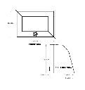 21" Upper Cabinet - Aluminium Powder Coat