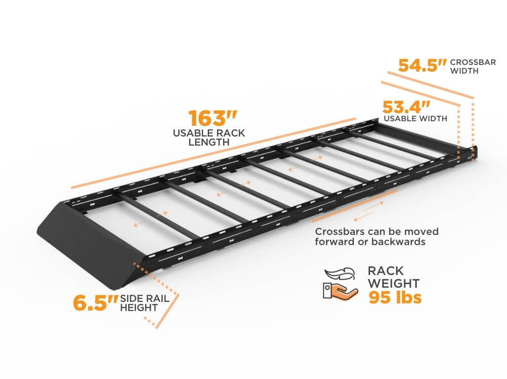 SPRINTER VAN STANDARD ROOF RACK | 170" WHEELBASE - FVCO