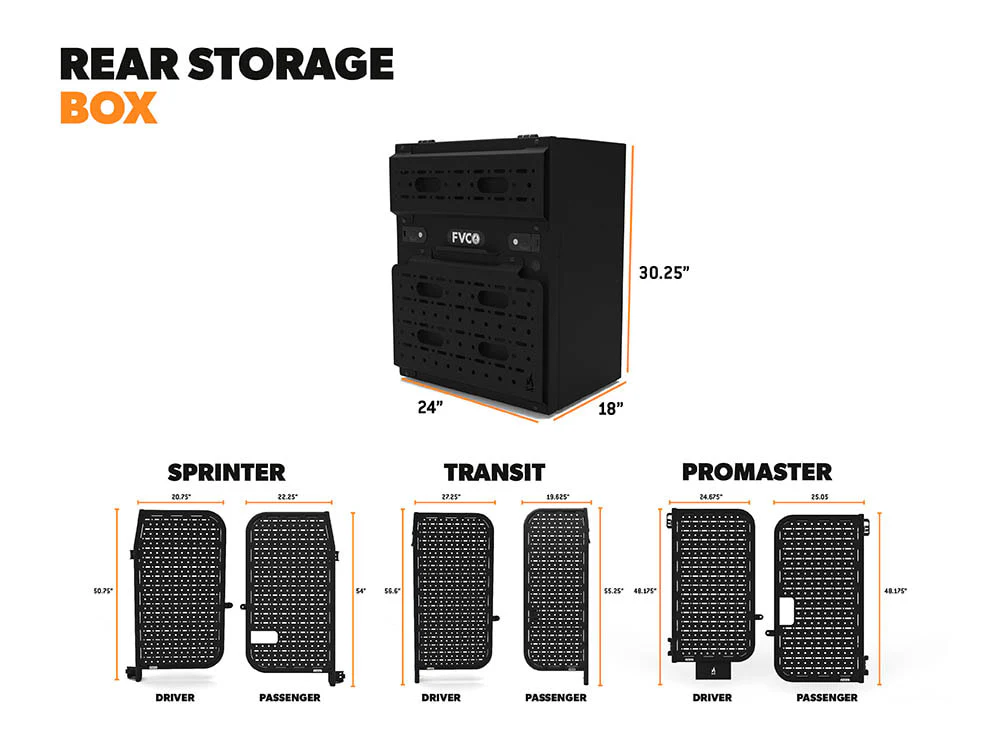 VAN REAR STORAGE BOX - FVCO