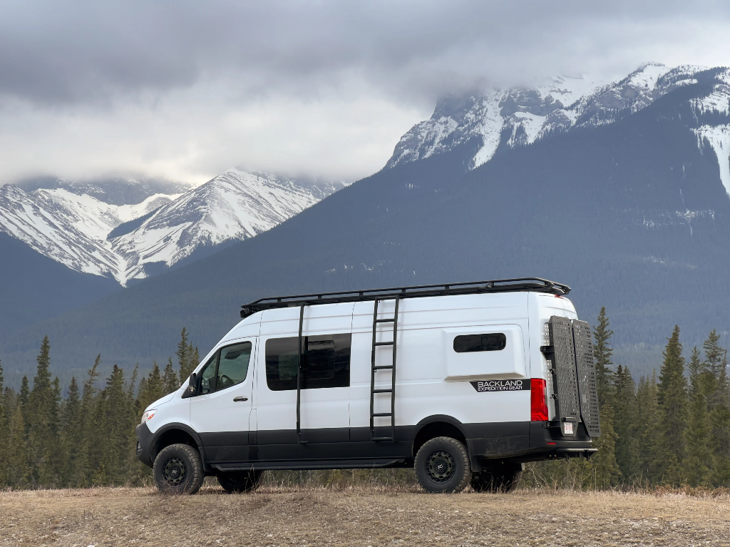 IBEX Series Side Ladder High Roof Sprinter Van - Aluminum