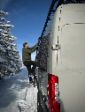 IBEX Series Side Ladder High Roof Sprinter Van - Aluminum