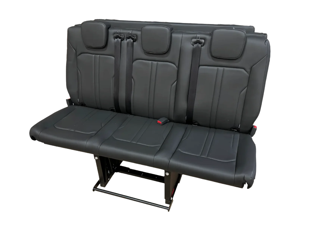 Triple Seat Bed SafeTrack 3-Seater - VANEQUIPPED - TRANSPORT CANADA CERTIFIED