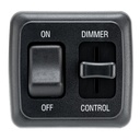 RV 12V DC Toggle Switch with High-Side Dimmer Control