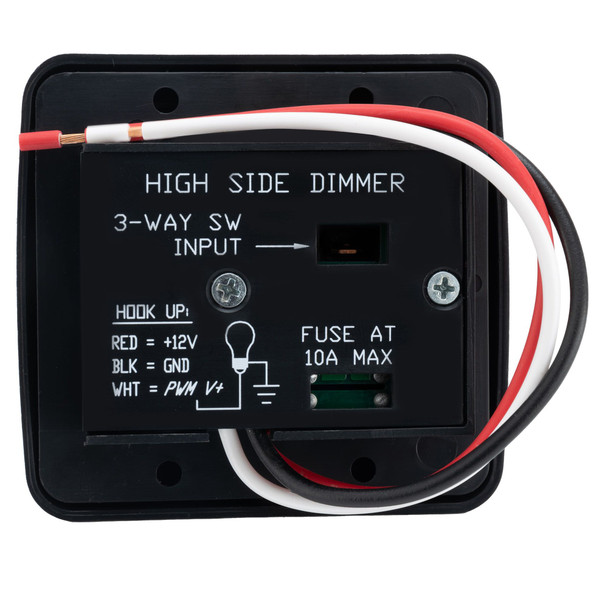 RV 12V DC Toggle Switch with High-Side Dimmer Control