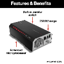1000W Pure Sine Wave, deck mount Inverter 115VAC