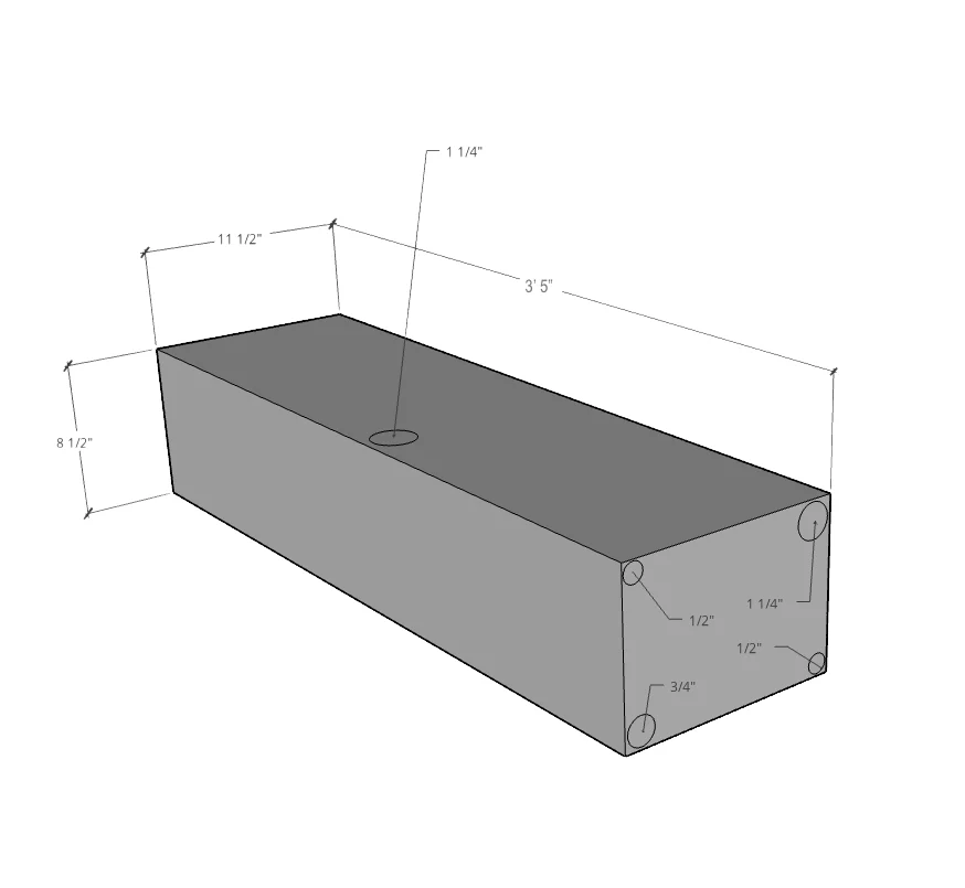 Transit Undermount Water Tank (17 Gallon)