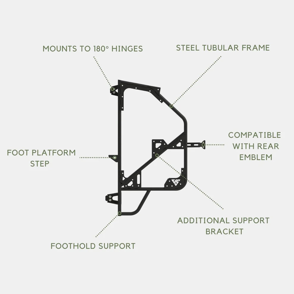 Vanspeed Sprinter Mule Carrier - Tire Mount (Driver Side)