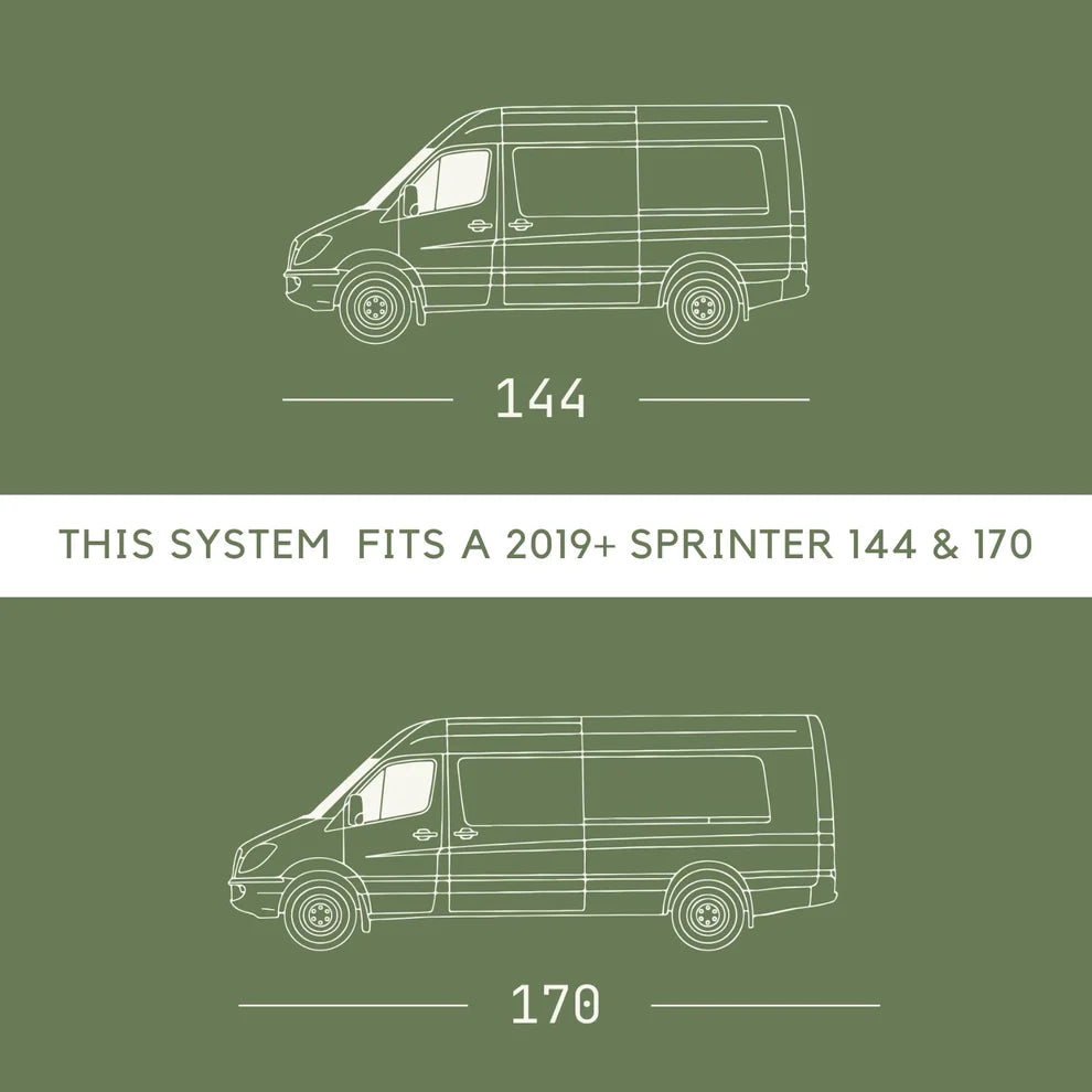 Vanspeed Sprinter Mule Carrier - Tire Mount (Driver Side)