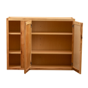 RV Blind Corner Wall Cabinet | Rustic Hickory