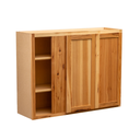 RV Blind Corner Wall Cabinet | Rustic Hickory