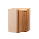 RV Corner Wall Cabinet | Rustic Hickory