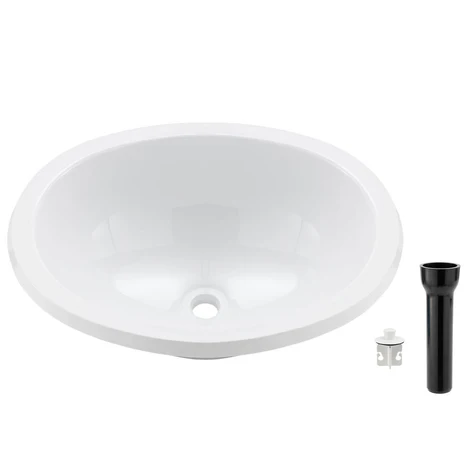 ToughGrade Single Bowl 16" Long x 12-1/4" Wide Bathroom Sink
