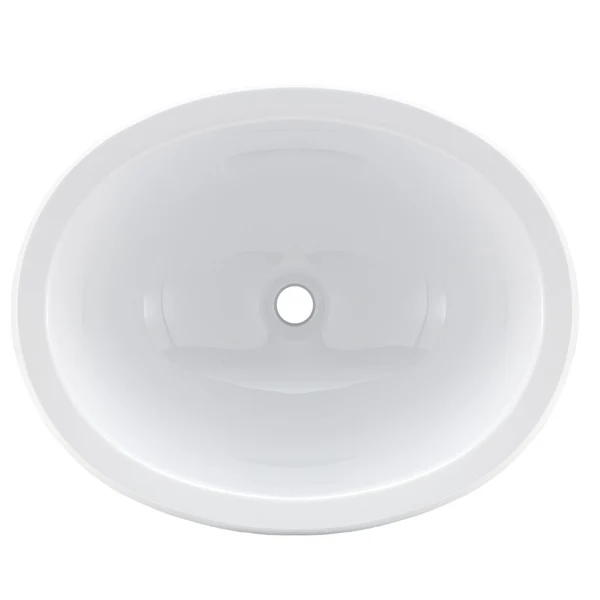 ToughGrade Single Bowl 16" Long x 12-1/4" Wide Bathroom Sink