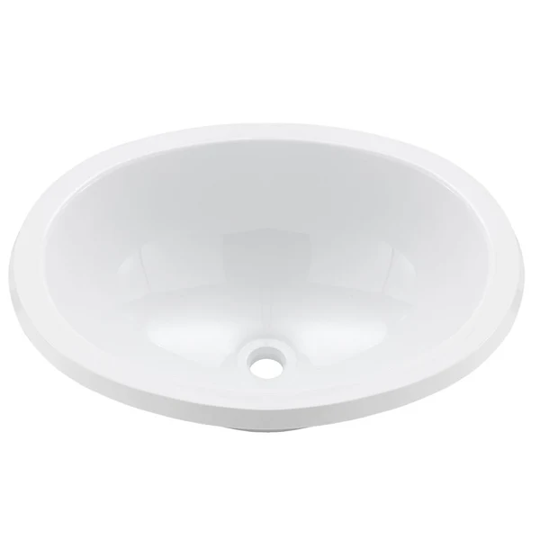 ToughGrade Single Bowl 16" Long x 12-1/4" Wide Bathroom Sink