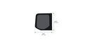 Fixed window - Driver Side Rear - MERCEDES SPRINTER