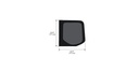 Fixed window - Passenger Side Rear - MERCEDES SPRINTER
