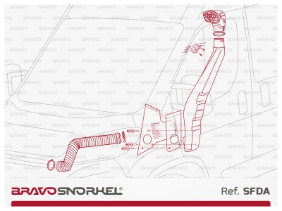BRAVO Snorkel - Ram Promaster (2006 - )