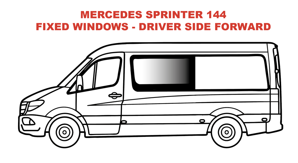 Fixed window - Driver Side Forward - MERCEDES SPRINTER
