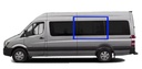 Fixed window - Driver Side Middle - MERCEDES SPRINTER 170", 170" EXT.
