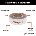 ALPHABOND TPO Tape 2" x 50', White