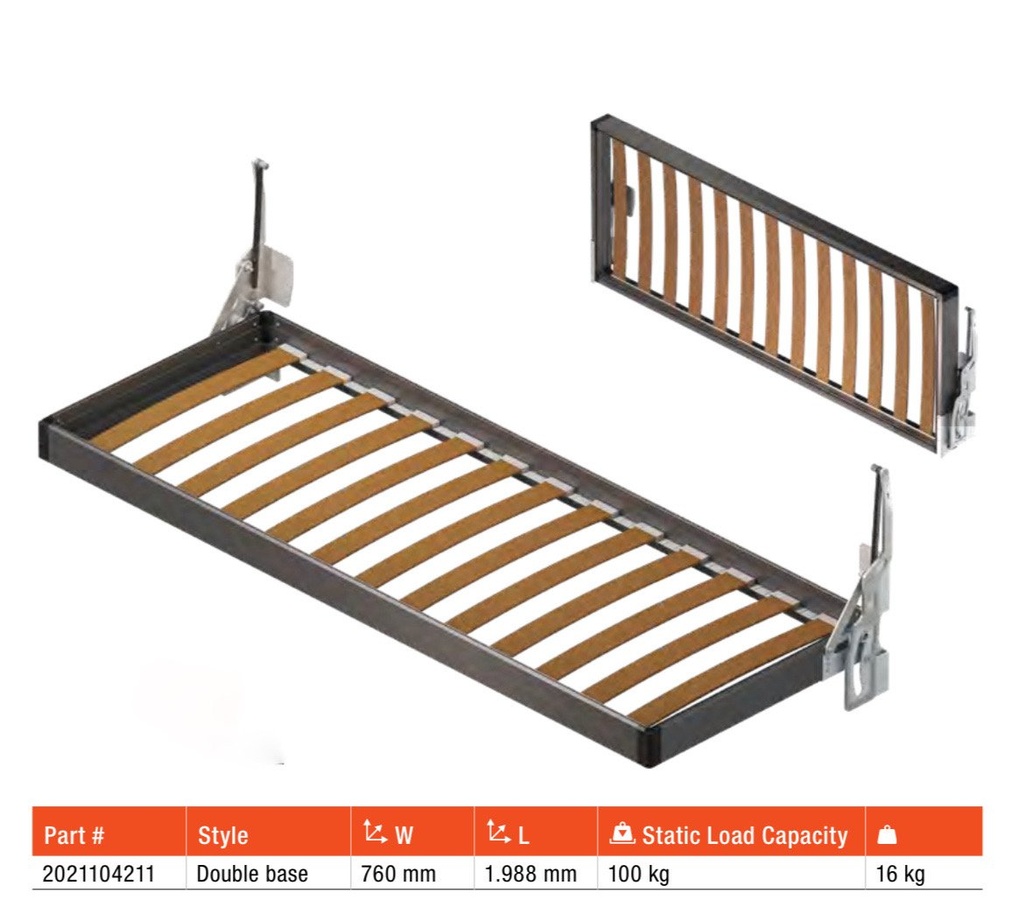 MOSCA MURPHY FOLD-OUT BED - LIPPERT 