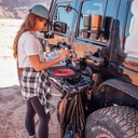 Camp Kitchen Portable Suction Cup Mount To Outside Of RV/ Camper Van - Sea sucker