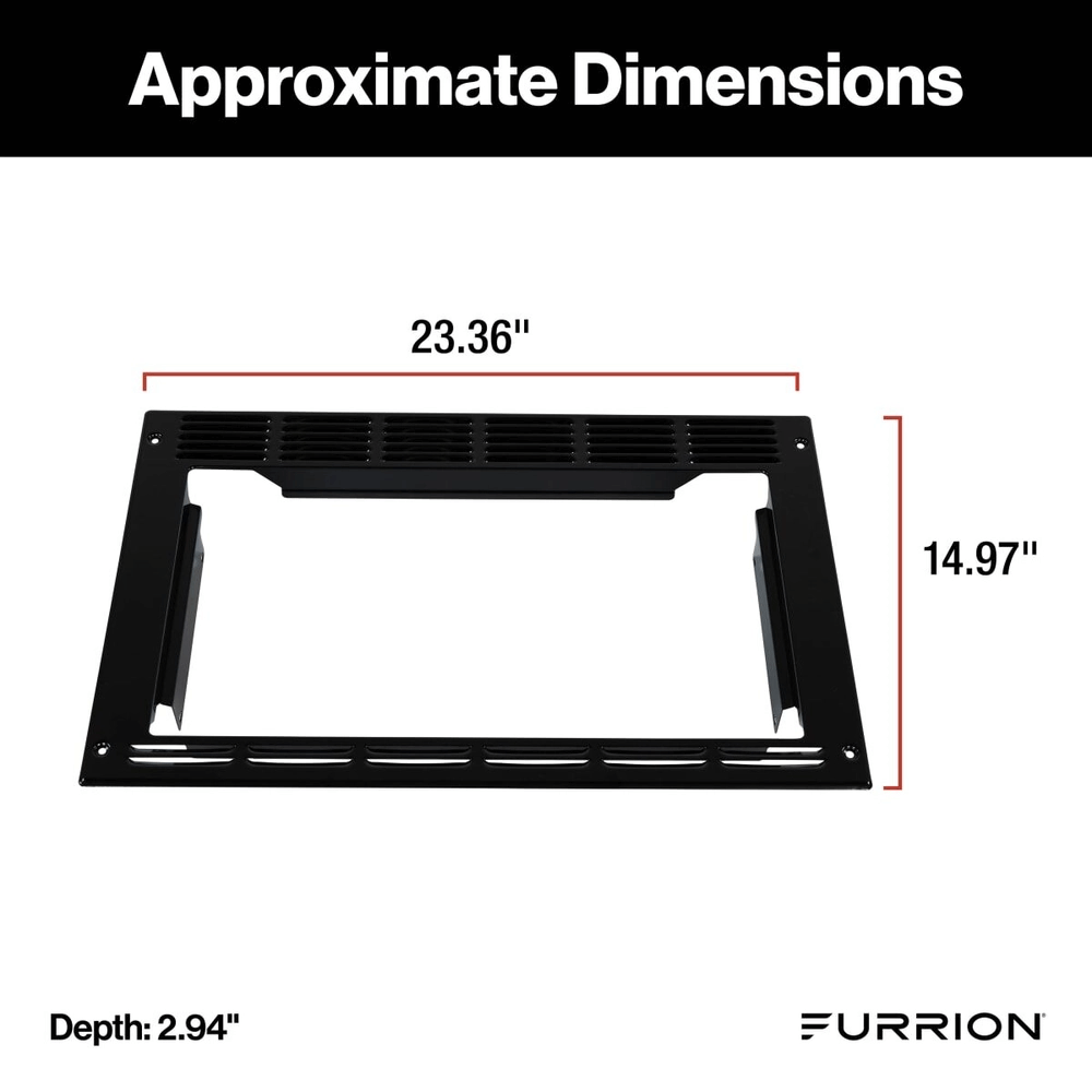 Furrion Trim Kit for 0.9 cu. ft. Built-In Convection Microwave Oven with Air Fryer 
