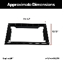 Furrion Trim Kit for 0.9 cu. ft. Built-In Convection Microwave Oven with Air Fryer 