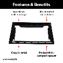Furrion Trim Kit for 0.9 cu. ft. Built-In Convection Microwave Oven with Air Fryer 