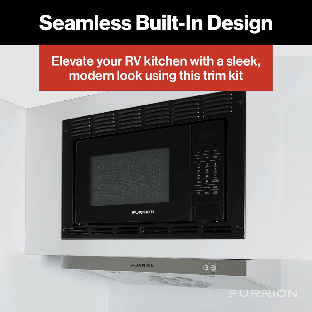 Furrion Trim Kit for 0.9 cu. ft. Built-In Convection Microwave Oven with Air Fryer 