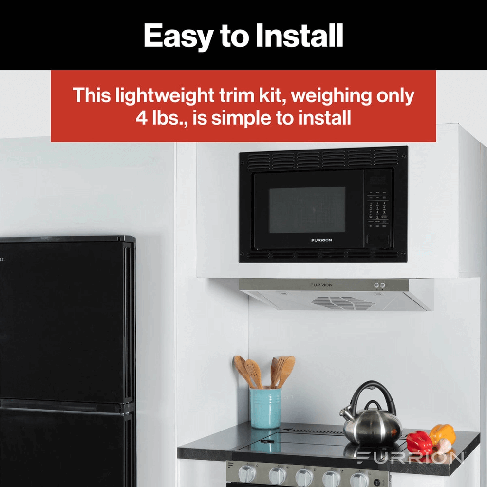 Furrion Trim Kit for 0.9 cu. ft. Built-In Convection Microwave Oven with Air Fryer 
