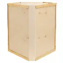 RV Corner Wall Cabinet | Pure White