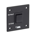 Fiamma Electric F45 Eagle 400 Deep Black (13'8") - 8'2" extension (with LED lights) - Black Case - Wall Mount or Rack Mount - 08591A15R - Royal Grey