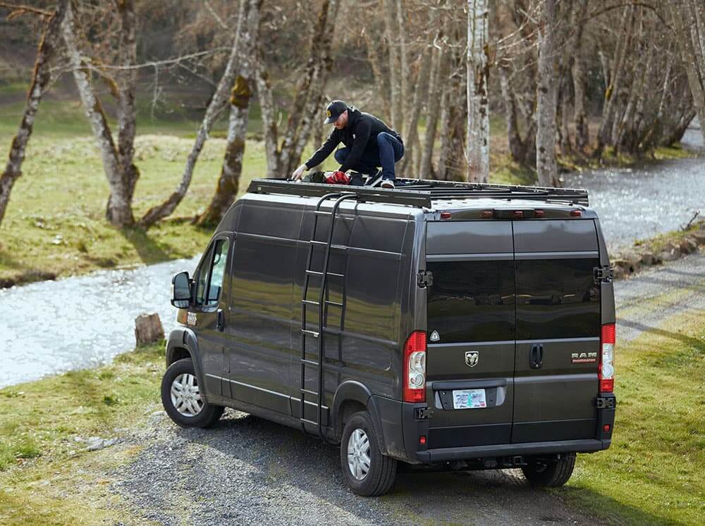 159" HIGH ROOF PROMASTER - VAN LOW PRO ROOF RACK - FVCO