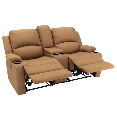 RV Wall Hugger Sofa 65" Manual Reclining Theater Seats