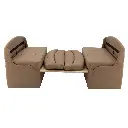 RV Dinette Booth with Table | 40" Cappuccino