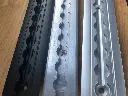 Flanged L Track "BEEFY" - Anodized black