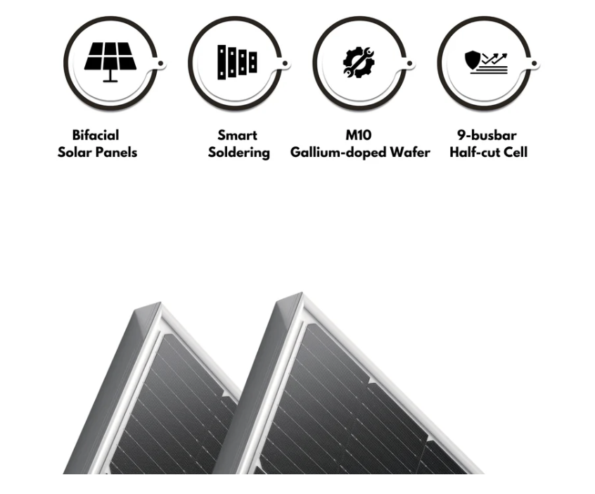 545W Longi Solar Panel bifacial